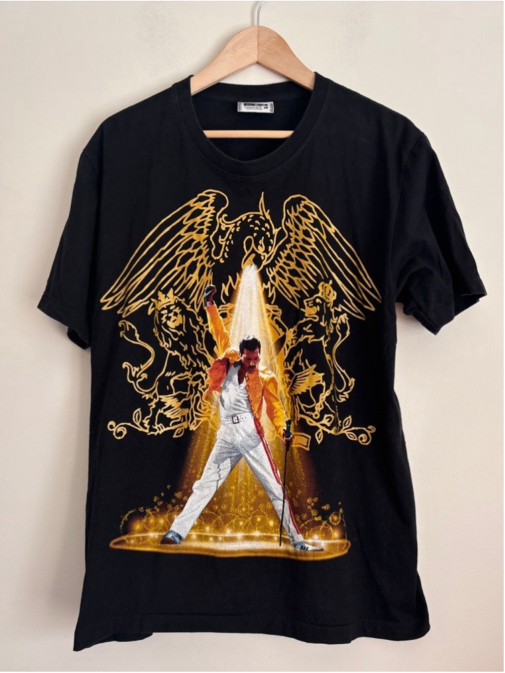 Vintage Single Stitch Size Large The Roxx Queen Tee All Over Print Retro Rare